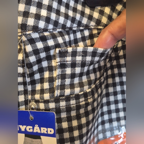 Nygard Black and White Plaid Pants - Picture 6 of 16